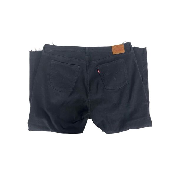Levi’s Wedgie Skinny Fit Black Raw Hem Jeans - Picture 8 of 10